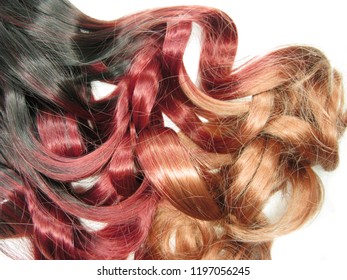 Black To Red Ombre Hair Images Stock Photos Vectors Shutterstock