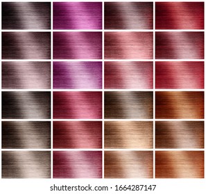 Similar Images, Stock Photos & Vectors of Color chart for hair dye