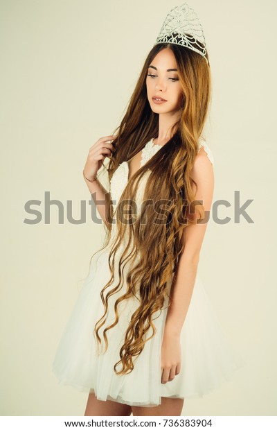 Haircare Prom Queen Beauty Salon Wedding Stock Photo Edit Now