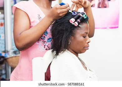 African American Hairdressers Images Stock Photos Vectors