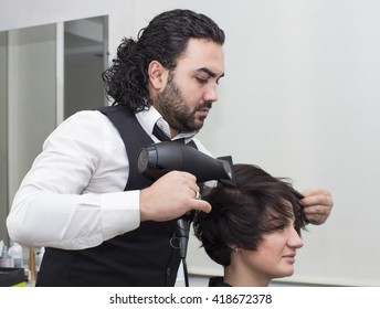 Male Hairdresser Images Stock Photos Vectors Shutterstock