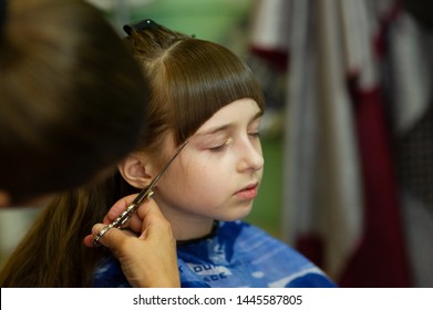 Hairstyle Bang Stock Photos Images Photography Shutterstock
