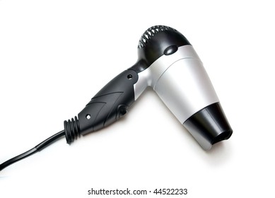 Hairdryer. Isolated On White Background.