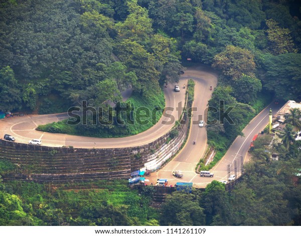 Hairpin Road Kerala Thamarassery Town India Stock Photo Edit Now