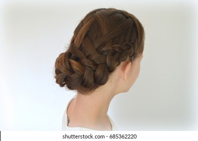 French Twist Hairstyle Images Stock Photos Vectors Shutterstock