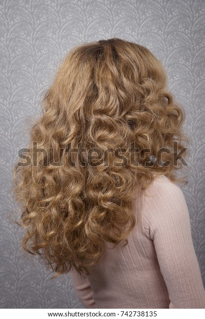 Hairstyle Long Wavy Hair Right Side Stock Photo Edit Now 742738135