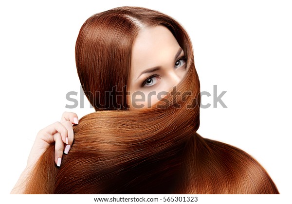 Hairstyle Salon Fashion Model Woman Shiny Stock Photo Edit