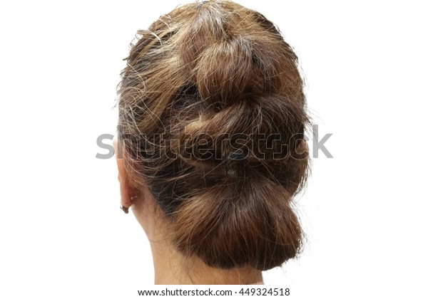 Hairstyle Short Hair Medium Hair Isolate Stock Photo Edit Now