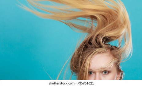 Crazy Blonde Hair Images Stock Photos Vectors Shutterstock