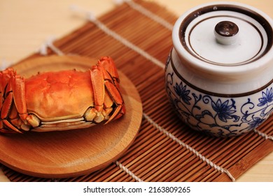 Hairy Crab Chinese Delicacy Chinese Food Stock Photo 2163809265 