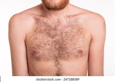 Hairy Man Chest - Studio Shoot 