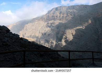 Hajar mountains panoramic view, United Arab Emirates