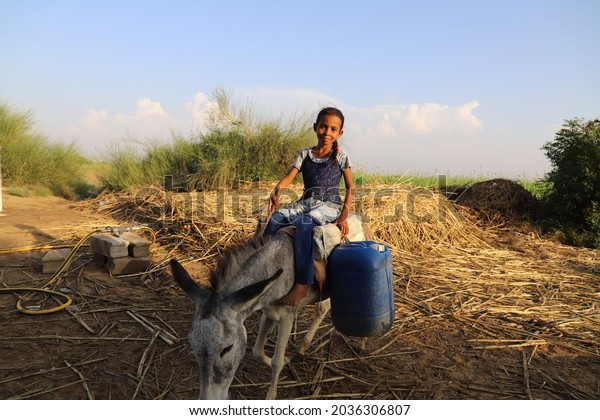 HAJJAH,YEMEN – Dec 11, 2020: The water crisis in\
Yemen. The per capita water availability in Yemen is about 1.3% of\
the global average, as it is one of the most water-scarce countries\
in the world.