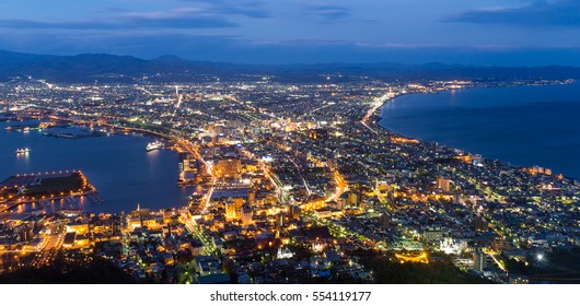 Hakodate City In Sunset