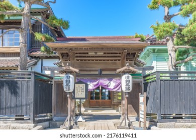 HAKODATE, JAPAN - MAY 29, 2022: View Of The Former Soma Residence, A Important Cultural Properties Of Japan, In Hakodate City, Hokkaido, Japan.