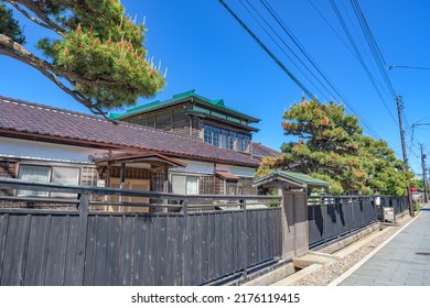 HAKODATE, JAPAN - MAY 29, 2022: View Of The Former Soma Residence, A Important Cultural Properties Of Japan, In Hakodate City, Hokkaido, Japan.