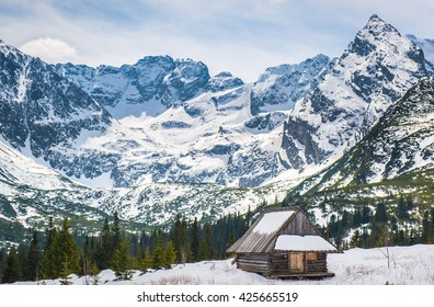 Hala Gasienicowa In Tatra Mountains, Spring Season