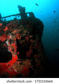 Halaveli Wreck In Arabian Sea, Ari Atoll, Maldives, Underwater Photograph