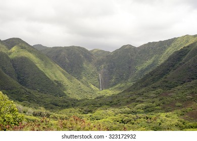 Halawa Valley Falls, Molokai, Hawaii