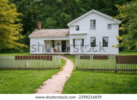The Hale Farm Village at Cuyahoga Valley National Park in Ohio
