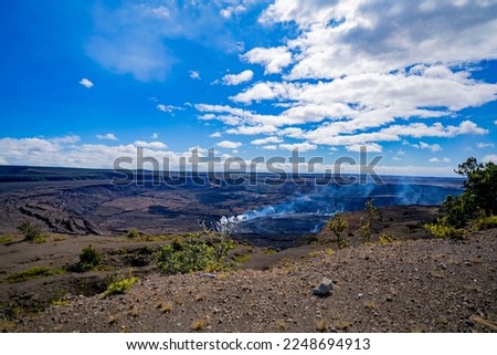Hale Ma'uMa'u, most active volcanic area of Kilauea Caldera, Big Island, Hawaii