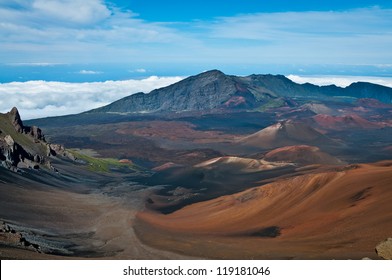 At Haleakala Crater In Haleakala National Park, Hawaii