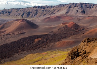 Haleakala National Park In Maui At Sunrise