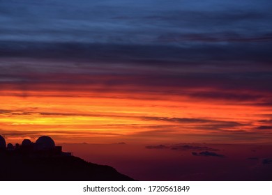 Haleakala Sunset On Top Of Volcano.