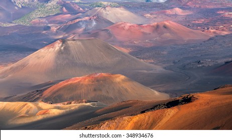 Haleakala Volcano Crater, Maui Hawaii