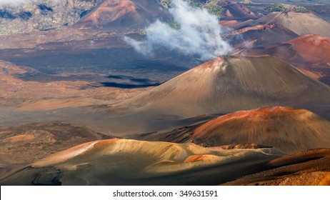 Haleakala Volcano Crater, Maui Hawaii