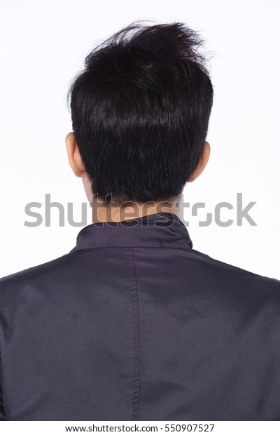 Half Body Portrait Asian Man Black Stock Photo Edit Now