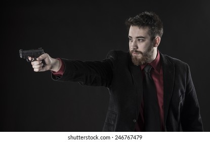 287 Police Officers Pointing Guns On Black Man Images, Stock Photos ...