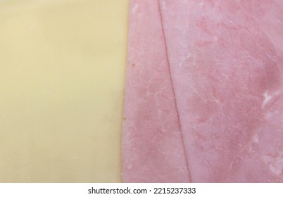 Half Cheese And Half Ham, Half Cheese And Ham, Cold Food Around The Frame