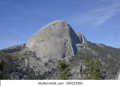 Half Dome From Panorama Trail Near Glacier Point In Yosemite National Park