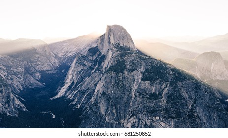 Half Dome At Sunrise