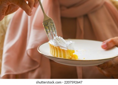  half eaten a slice of cheese cake  - Powered by Shutterstock