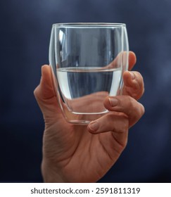 Half empty glass or half full glass