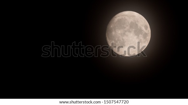 Half Moon Background being Earth\'s only\
permanent natural\
satellite