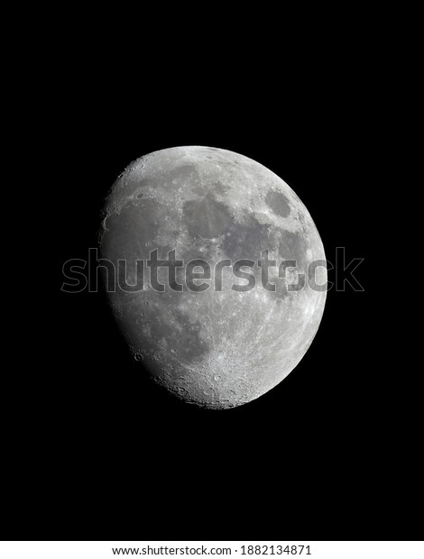 Half moon on december 25 of\
2020