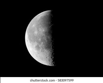 Half moon phases / Half Moon refers to the two lunar phases commonly known as first quarter and last quarter.