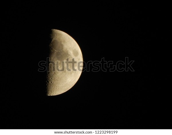 Half Moon In The\
Sky