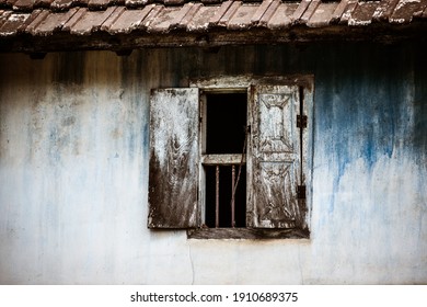 The Half open old window