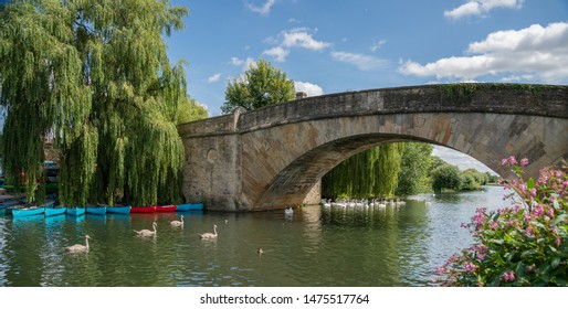 Halfpenny Bridge across the River Thames at Lechlade, Gloucestershire, England, United Kingdom