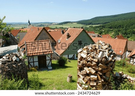 Half-timbered and artists' town Schieder - Schwalenberg Lippe Germany

