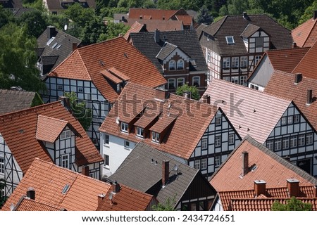 Half-timbered and artists' town Schieder - Schwalenberg Lippe Germany

