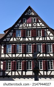 Half-timbered House In The Old Town Of Tübingen