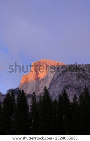 Halftime Sunset view in Yosemite