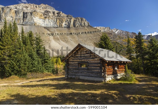 Halfway Hut Vintage Landmark Log Cabin Stock Photo Edit Now