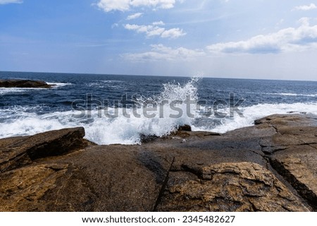 Halifax, Canada dramatic shore line landscape 