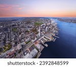 Halifax cityscape, Nova Scotia, Canada. Aerial photo